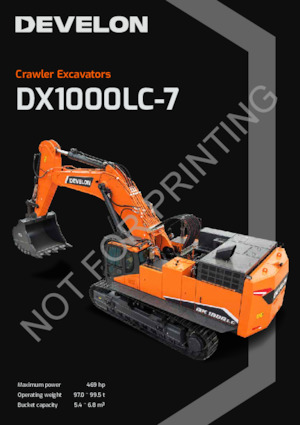 Excavatoare pe șenile Develon DX1000LC-7 