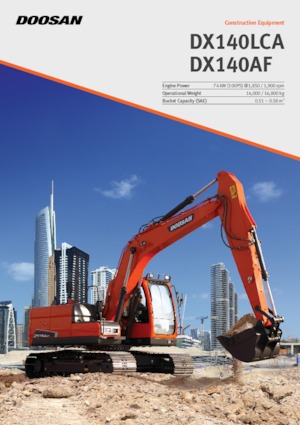 Excavatoare pe șenile Doosan DX140LCA