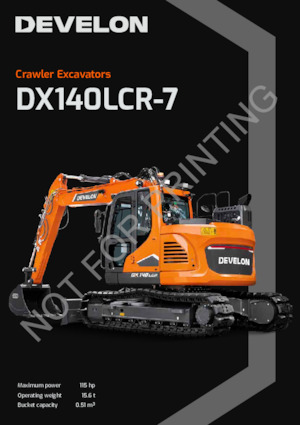 Excavatoare pe șenile Develon DX140LCR-7K
