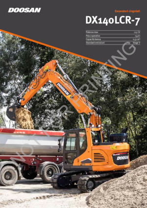 Excavatoare pe șenile Doosan DX140LCR-7