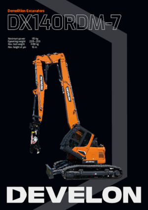 Excavatoare pe șenile Develon DX140RDM-7