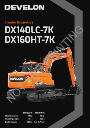 Excavatoare pe șenile Develon DX160HT-7K  