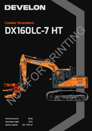 Excavatoare pe șenile Develon DX160LC-7-HT