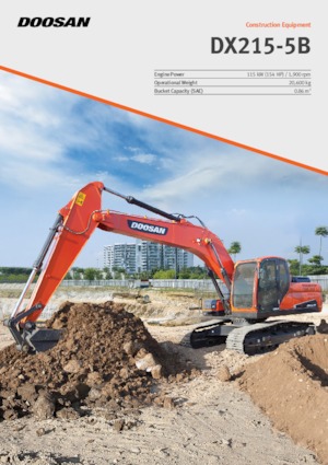 Excavatoare pe șenile Doosan DX215-5B