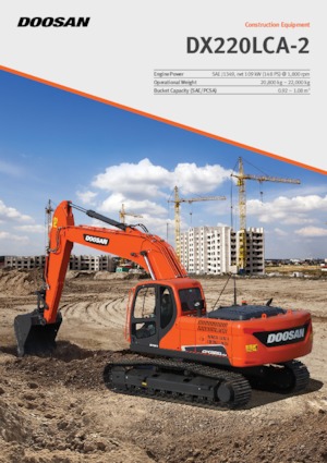 Excavatoare pe șenile Doosan DX220LCA-2