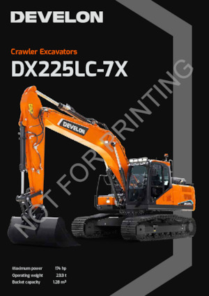 Excavatoare pe șenile Develon DX225LC-7X 