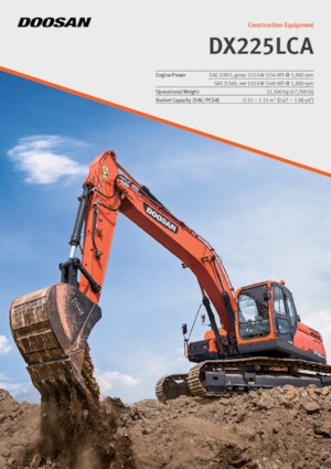 Excavatoare pe șenile Doosan DX225LCA