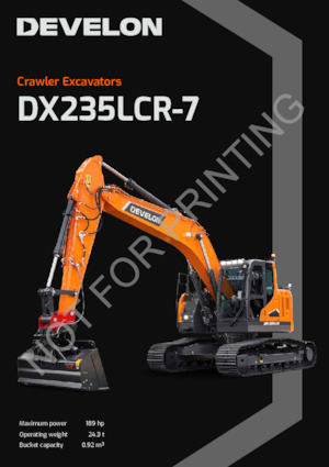 Excavatoare pe șenile Develon DX235LCR-7 