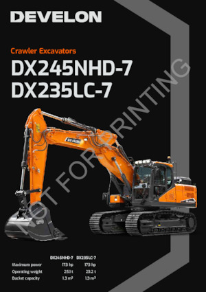 Excavatoare pe șenile Develon DX235LC-7 