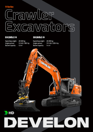 Excavatoare pe șenile Develon DX230LC-9