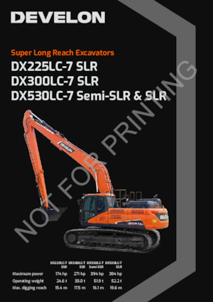 Excavatoare pe șenile Develon DX225LC-7 