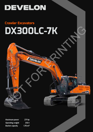 Excavatoare pe șenile Develon DX300LC-7K  