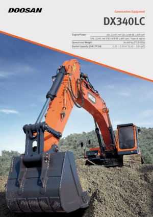 Excavatoare pe șenile Doosan DX340LC
