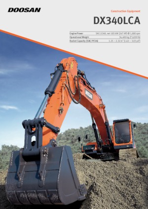 Excavatoare pe șenile Doosan DX340LCA