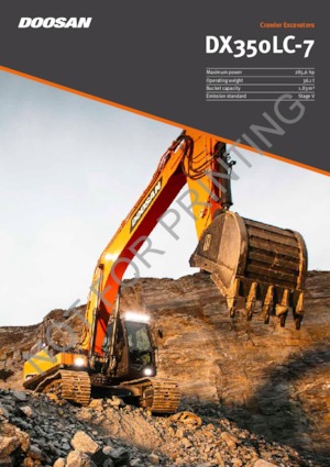 Excavatoare pe șenile Doosan DX350LC-7