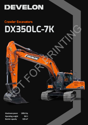 Excavatoare pe șenile Develon DX350LC-7K 