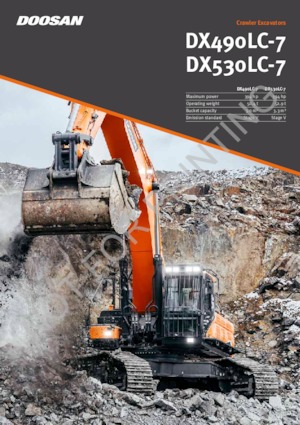 Excavatoare pe șenile Doosan DX490LC-7