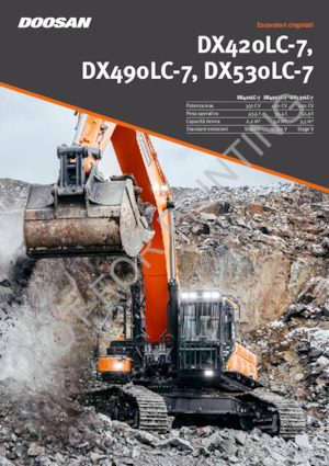 Excavatoare pe șenile Doosan DX530LC-7