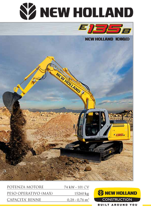 Excavatoare pe șenile New Holland E135B