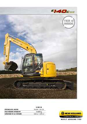 Excavatoare pe șenile New Holland E140C SR LC