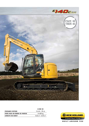 Excavatoare pe șenile New Holland E140C SR LC