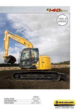 Excavatoare pe șenile New Holland E140C SR LC