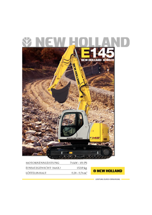 Excavatoare pe șenile New Holland E 145
