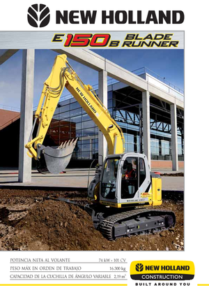 Excavatoare pe șenile New Holland E 150 B Blade Runner
