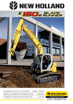 Excavatoare pe șenile New Holland E 150 B Blade Runner
