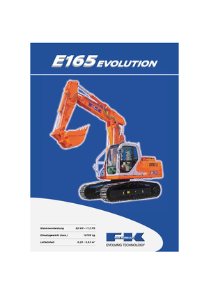 Excavatoare pe șenile Fiat Kobelco E 165 LCT