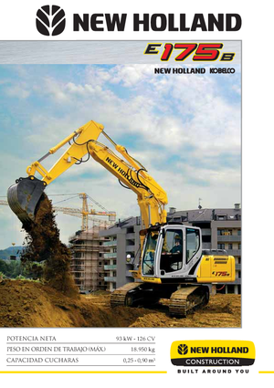 Excavatoare pe șenile New Holland E 175 B