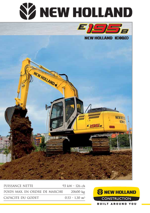 Excavatoare pe șenile New Holland E 195 B EL