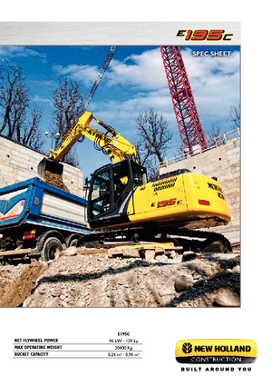 Excavatoare pe șenile New Holland E195C EL