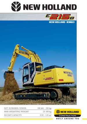 Excavatoare pe șenile New Holland E 215 B EL