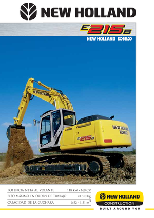Excavatoare pe șenile New Holland E 215 B EL