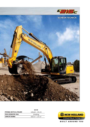 Excavatoare pe șenile New Holland E215C LC