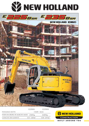 Excavatoare pe șenile New Holland E 235 B SR