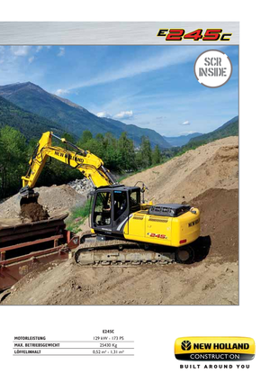 Excavatoare pe șenile New Holland E245C LC