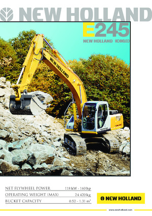 Excavatoare pe șenile New Holland E 245
