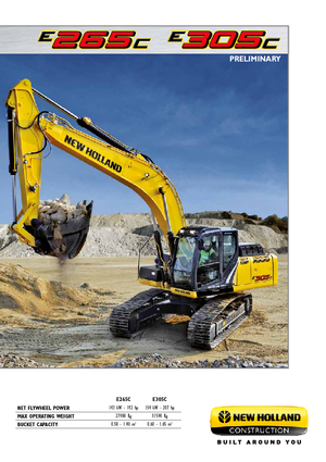 Excavatoare pe șenile New Holland E305C