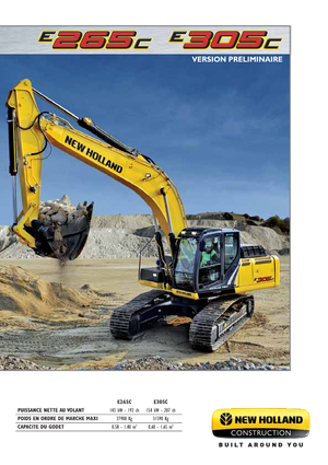 Excavatoare pe șenile New Holland E305C
