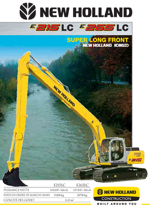 Excavatoare pe șenile New Holland E 265 LC