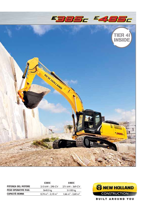 Excavatoare pe șenile New Holland E385C LC