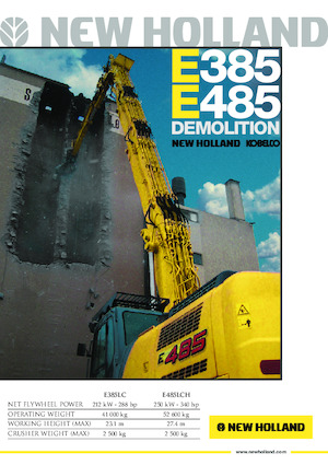 Excavatoare pe șenile New Holland E 385