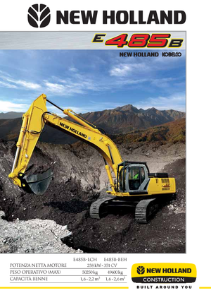Excavatoare pe șenile New Holland E 485 B BEH
