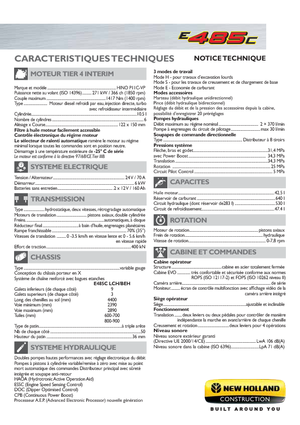 Excavatoare pe șenile New Holland E485C LCH