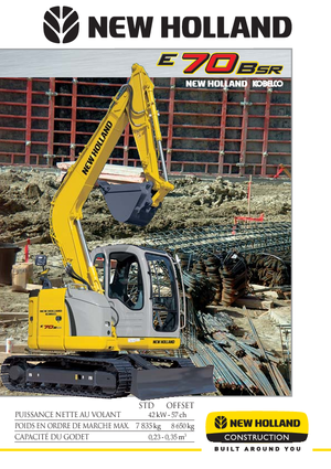 Excavatoare pe șenile New Holland E 70 B SR