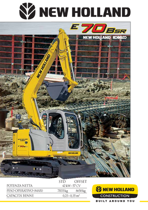 Excavatoare pe șenile New Holland E 70 B SR