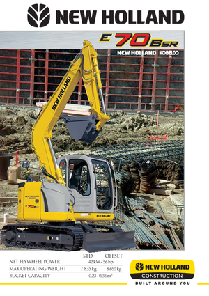 Excavatoare pe șenile New Holland E 70 B SR