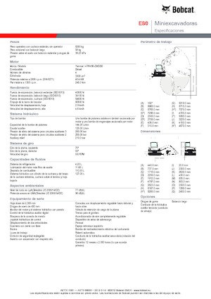 Excavatoare pe șenile Bobcat E 80